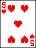 5 of Hearts