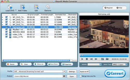 iMedia Converter for Mac - All-in-one DVD/Video Co